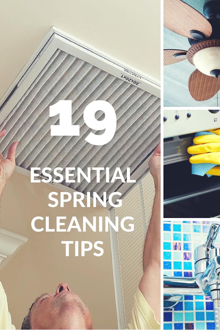 19 Essential Spring Cleaning Tips