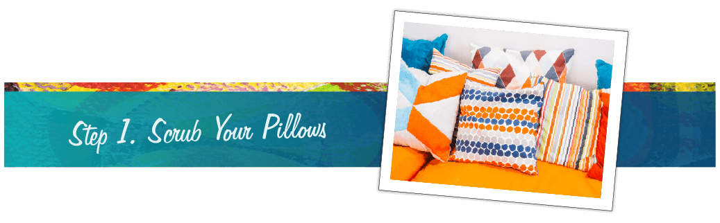 photo of Clean pillows with pops of fun summer colors add to any occasion!