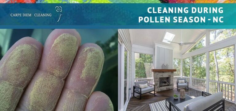 cleaning tips for post pollen season in North Carolina
